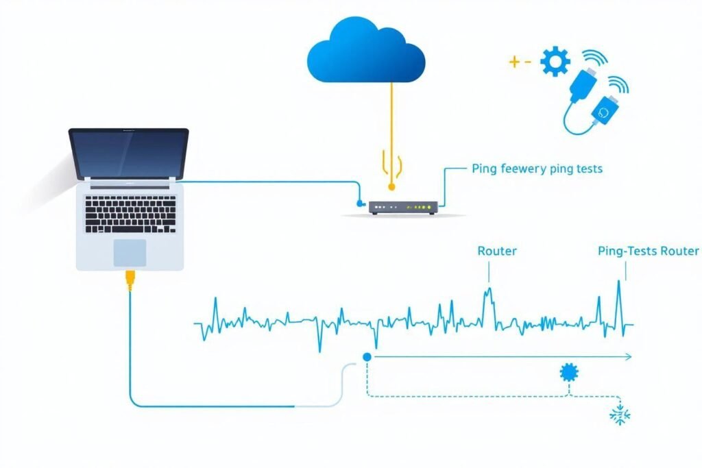 Test ping latence diagnostic : guide complet et solutions